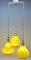 Swirl Ball Pendant Lamp with 3 Globular Lights from Fischer Leuchten, Germany 4