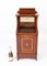 Boîte à Charbon Victorienne Antique en Acajou et Marqueterie, 1800s 14