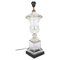 Antike französische Ormolu und Glas Tischlampe, spätes 20. Jh 1