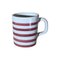 Mug with Red Stripes by Popolo 1
