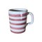 Mug with Rose Stripes by Popolo 1