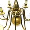 Vintage Metal Chandelier, Poland, 1980s, Image 14