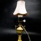 Lámpara de mesita de noche vintage, principios del siglo XX, Imagen 4