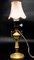 Lámpara de mesita de noche vintage, principios del siglo XX, Imagen 1