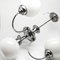 Mid-Century Silver & White Chandelier, 1950s, Image 10