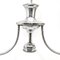Mid-Century Silver & White Chandelier, 1950s, Image 5