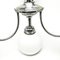 Mid-Century Silver & White Chandelier, 1950s, Image 6