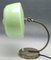 Green & Silver Mid-Century Bedside Lamp, 1950s, Image 6