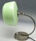 Lampada da comodino Mid-Century verde e argentata, anni '50, Immagine 5