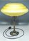 Art Deco Style Glass and Metal Desk Lamp, 1950s 4