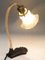Lampe de Chevet Style Art Nouveau en Verre et Métal, Autriche, Début 20ème Siècle 5
