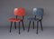 Revolt Chairs by Friso Kramer for Ahrend de Cirkel, 1950s, Set of 2 3