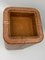Brown Leather Ashtray with Stitching, 1960s 8