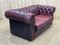 Red Leather Chesterfield Sofa, 1980s 11