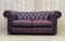 Red Leather Chesterfield Sofa, 1980s, Image 6