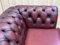 Rotes Chesterfield Ledersofa, 1980er 20