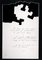 Eduardo Chillida, Composition with Poem par Edmond Jabes, 1975, Sérigraphie 1