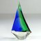 Barca a vela vintage in vetro di Murano, anni '70, Immagine 7