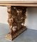 Early 20th Century French Carved Bleached Oak Marquetry Center or Dining Table 8