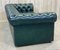 Green Leather Chesterfield Sofa, 1980s, Image 23