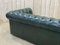 Green Leather Chesterfield Sofa, 1980s 19