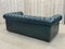 Green Leather Chesterfield Sofa, 1980s 18