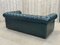 Green Leather Chesterfield Sofa, 1980s, Image 18