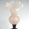 Italian Satin Glass Vase, 1970s 5