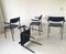 Minimalist Metal and Plywood Stackable Armchairs by Gijs Van Der Sluis, Set of 4, Image 4