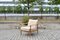 Mid-Century Walnut Easy Chair from Knoll Antimott, Image 1