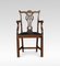 Chippendale Revival Mahogany Armchairs, Set of 3 3