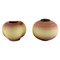 Glazed Ceramics Vases by Gertrud Lönegren for Rörstrand, Set of 2 1