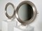 Marble and Steel Narciso Table Mirrors by Sergio Mazza for Artemide, Italy, 1970, Set of 2 2