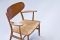 CH-22 Easy Chairs by Hans J. Wegner for Carl Hansen & Søn, 1950s, Set of 2 13