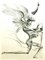 Salvador Dali, The Winged Demon, Grabado original, 1968, Imagen 1