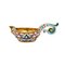 20th Century Silver Ladle with Painted Enamels, Moscow, 1908 1
