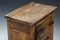 Mobiletto artigianale in legno massiccio, Francia, inizio XX secolo, Immagine 13