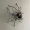 Italian Mid-Century Modern Metal and Glass Spider-Shaped Wall Lamp, 1960s 3