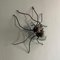 Italian Mid-Century Modern Metal and Glass Spider-Shaped Wall Lamp, 1960s, Image 3