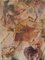 Guerriero africano danzante con galletto, Metà del XX secolo, Olio su tela, Immagine 2