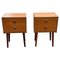 Mid-Century Danish Teak Nightstands, Set of 2 1