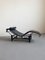 Vintage Black Leather LC4 Chaise Lounge in the style of Le Corbusier, Italy, 1990s 6