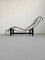 Vintage Black Leather LC4 Chaise Lounge in the style of Le Corbusier, Italy, 1990s 15