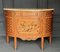 Mid-Century Louis XVI Style Demi Lune Commode with Marble Top 2