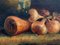 Bodegón con jarra y cebollas, principios del siglo XX, óleo sobre cartón, enmarcado, Imagen 5