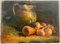 Natura morta con brocca e cipolle, inizio XX secolo, olio su cartone, con cornice, Immagine 3