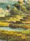 Indochinese Rice Field, 1950s, Oil on Canvas, Framed 9