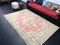 Vintage Turkish Pale Oushak Traditional Rug, Image 4