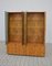 Vintage Display Cabinets in Elm Briar by Jean Claude Mahey for Roche Bobois, 1970s, Set of 2 6