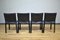 Cab 412 Chair by Mario Bellini for Cassina, Italy, 1970s, Set of 4 5
